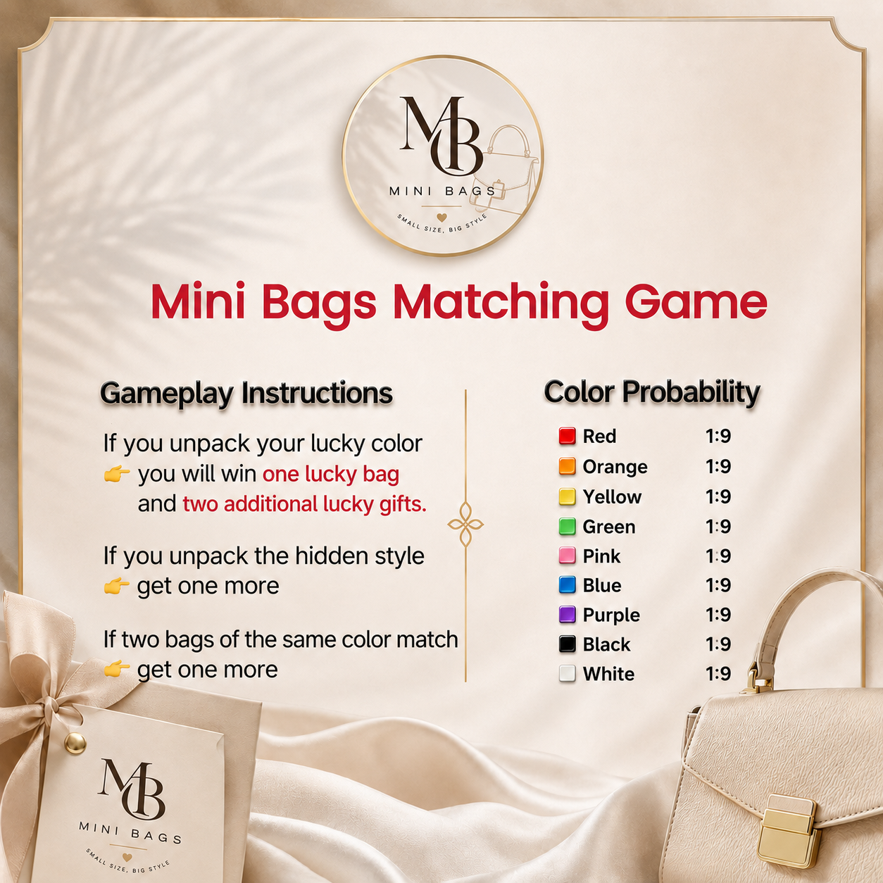 Premium mini bags – lucky mystery blind packs